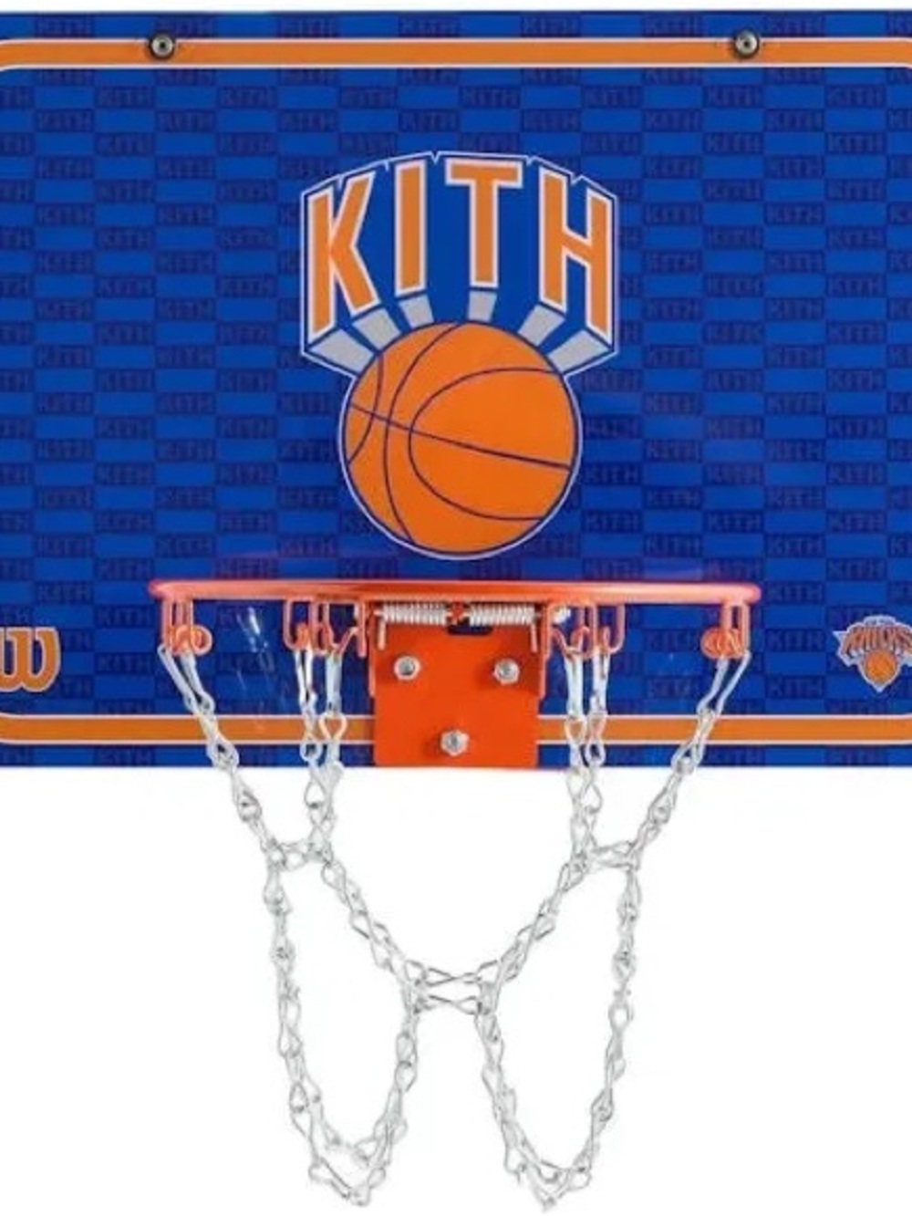 KITH x Wilson Knicks mini hoop and ball